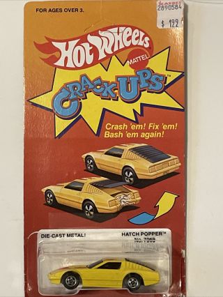 1983 Mattel Hot Wheels Crack - Ups - Vintage Die - Cast Metal 7069 Hatch Popper