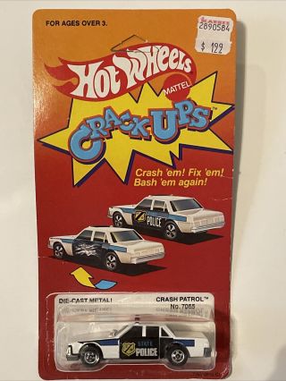1983 Mattel Hot Wheels Crack - Ups - Vintage Die - Cast Metal 7065 Crash Patrol