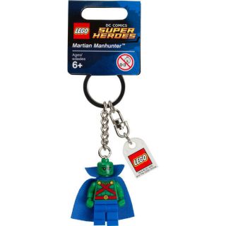 Lego Martian Manhunter Dc Minifigure Keychain W/ Tags Key Chain Superheroes