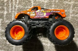 Hot Wheels Monster Jam Truck 1:64 Karl Malone Power Forward Metal Base