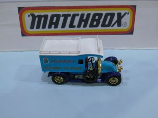 Matchbox Yesteryear Pre Pro Decal Renault Pommery Blue Body Ex Employee
