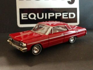 1964 64 Chevrolet Chevy Impala Adult Collectible 1/64 Scale Limited Edition Red