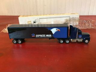 Ertl 1991 Express Mail 9494 Die Cast 1/64 Scale Tractor Trailer Truck