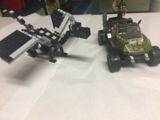 Lego Moveable Parts Dragon 9x9x5,  And War Vehicle 6x3.  5x4,  Assembled