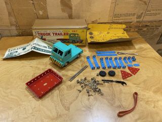 Daiya Miniature Construction Set Truck Trailer Kit Toy Car Japan Vintage