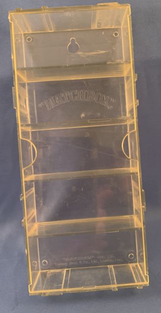 Vintage Matchbox Home Display Case,  5 Vehicle Interlocking See - Through Case