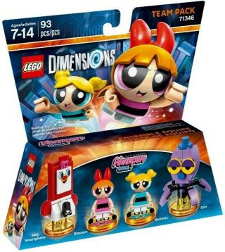 Lego Dimensions 71346 Powerpuff Girls Blossom And Bubbles Team Pack