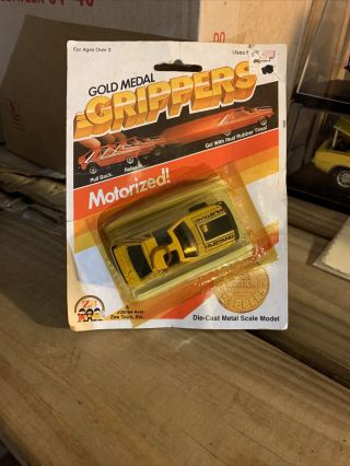 1982 Zee Toys Gold Medal Grippers Motorized Mustang Die Cast