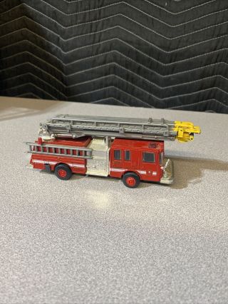 Diecast Road Champs Boston Fire Truck Tower Unit