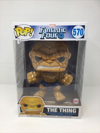 Funko Pop The Thing 570 10 " Inch Marvel Fantastic Four - A