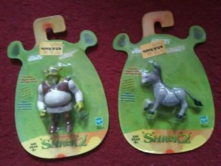 Shrek 2 Shrek And Donkey Action Figures