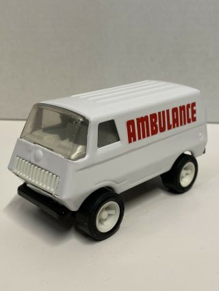 Vintage Tonka Ambulance Van Pressed Metal (refinished)
