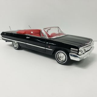 1963 Chevy Impala Ss Convertible Scale 1/24 Diecast Model Car Welly 22434