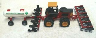 Vintage 1/32 Versatile 276 Tractor W/ Cultivator,  Planter & Anhydrous Farm Toy