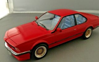 1:24 Built - Up Tamiya Kit (24058) BMW 635 CSi 2 - Door Coupe Red 2