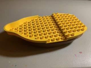 Lego Duplo Floating Ship Boat Hull From Set 10514 Yellow Brown