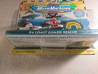 Micro Machines Exploration 4 Coast Guard Rescue From Galoob 1995 In - Box