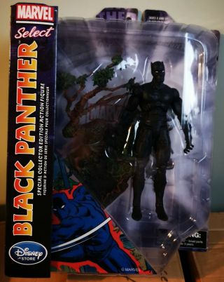 Disney Store Marvel Select Black Panther Collector Edition Action Figure