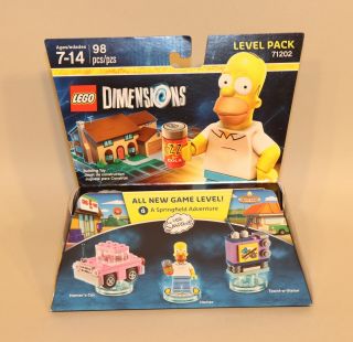 Lego Dimensions The Simpsons Homer Car 71202 Factory 883929463855