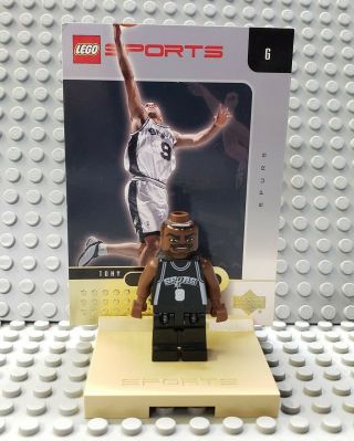 Lego Nba Tony Parker San Antonio Spurs 9 Basketball Minifigure