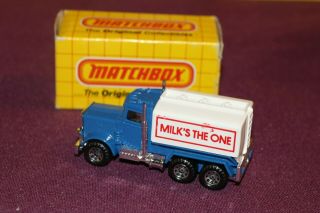 Matchbox Superfast 56 Peterbilt Milk Tanker Scarce Mib