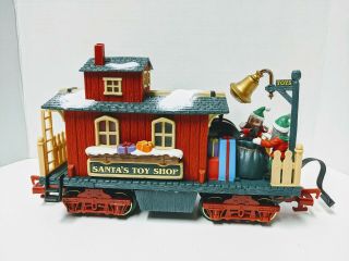 Bright Holiday Express Animated Train Set G Scale Santa 