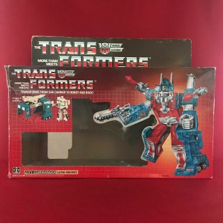 Transformers G1 Vintage 1986 - Leader Ultra Magnus - Box