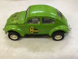 Vintage Tonka Green Volkswagen Vw Beetle Bug 52680 1960’s