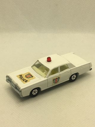 Matchbox Superfast 59 Mercury Police Car White Ub