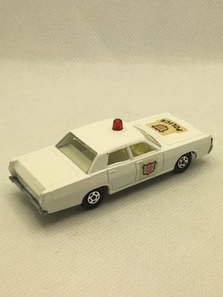 Matchbox Superfast 59 MERCURY POLICE CAR WHITE UB 2