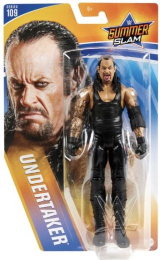 Wwe Undertaker White Eyes Mattel Basic Series 109 Wrestling Figure Action Nxt