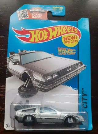 Hot Wheels Hw City - Back To The Future Time Machine Hover Mode