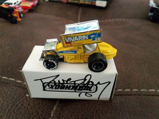 Matchbox 1992 Dave Blaney 7c Vivarin Sprint Dirt Car Signed Woo Rare