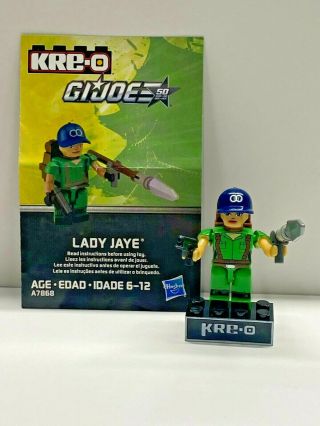 Hasbro - Kre - O - G.  I.  Joe - Lady Jaye - Kreon Figure - Complete