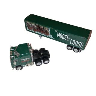 Matchbox Ultra Moosehead Semi Truck & Trailer " The Moose Is Loose " 1981 Kenworth