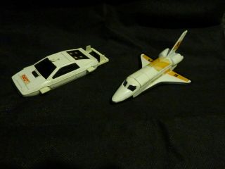 Vintage Corgi Diecast Toy Car Lotus Esprit & Space Shuttle James Bond 007