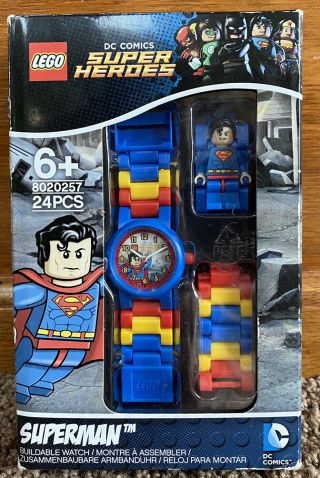 Lego Dc Comics Heroes - Superman - Buildable Watch - 8020257