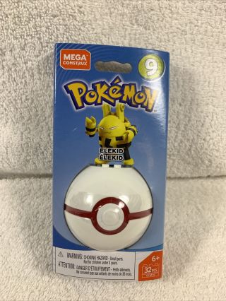Mega Construx Pokémon Series 9 Elekid 32pc Set Gcm76