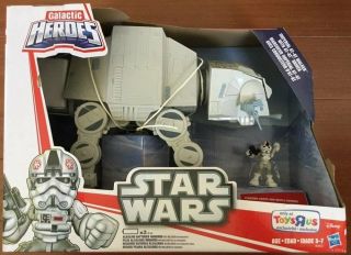 Star Wars Galactic Heroes Imperial At - At Walker Toys R Us Exclusive Set