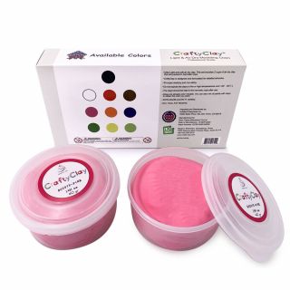 Pink Air Dry Art Clay - Professional Grade | For Craftsmen And Kids |