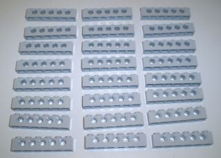 24 Lego 1 X 6 Medium Stone Technic Bricks 3894