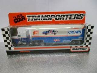 Matchbox Star Transporters Cy104 Crown Racing Team Limited Edition