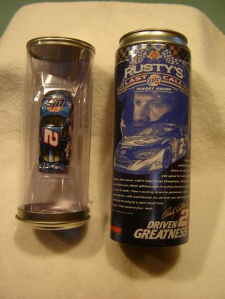 Rusty Wallace 2 Miller Lite Last Call 2005 Dodge Charger 1/64 Action Car In Can