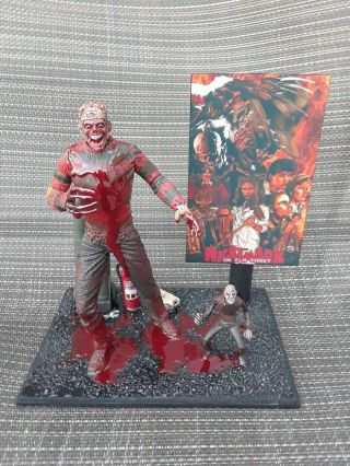 A Nightmare On Elm Street Freddy Krueger Custom Horror Action Figure,  Neca,  Mezco