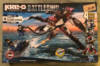 Kre - O Battleship Movie Alien Strike Set 38955 4 Figures Hasbro