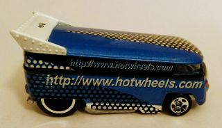 Hot Wheels Exclusive Hotwheels.  Com Blue Vw Volkswagen Drag Bus