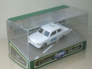 Corgi Classic D708/6 Ford Lotus Cortina Mk.  1 Police Car - White - Boxed