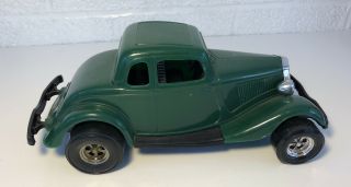 Vintage Tootsietoy Durant Plastics 1934 Green Ford Victoria Toy Car