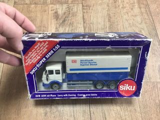 Siku (series) 1/55 Scale Lorry With Awning “db Parcel Service” No 2618
