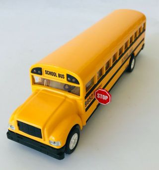 School Bus Die Cast Pull Back Action 8.  5 